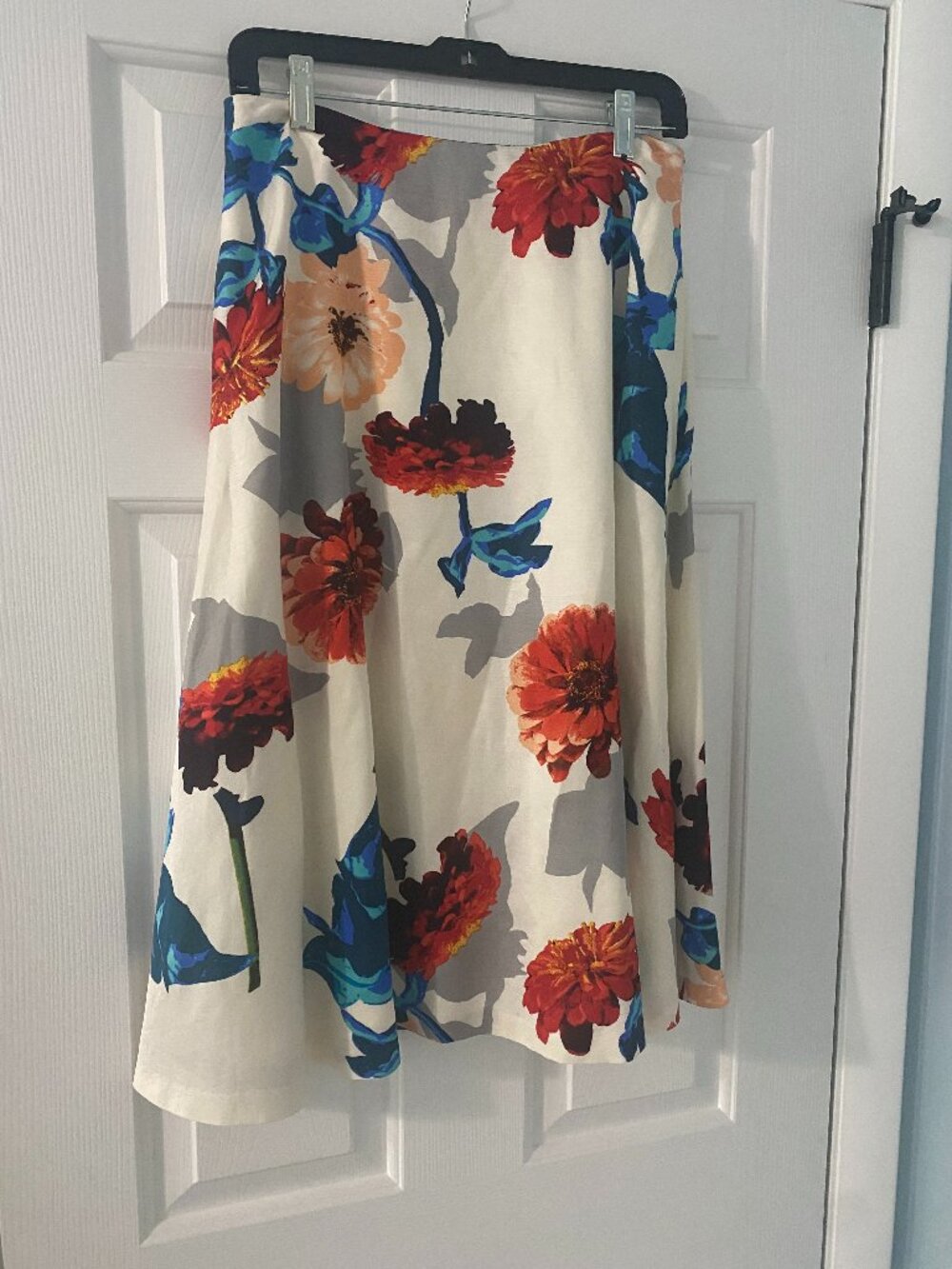 Banana Republic Below the Knee A-line Floral Skirt Size 8